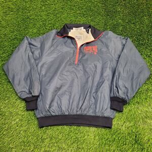 Vintage 90s Press-Box Windbreaker Large 22x26 USA